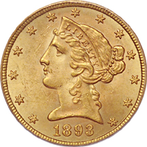 1893-S PCGS MS-63.