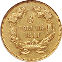 1855 NGC AU-53.