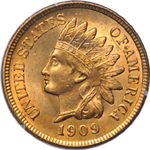 1909 PCGS MS-65 RD.