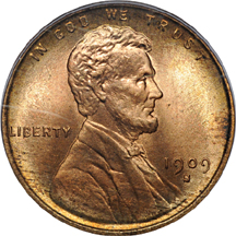 1909-S PCGS MS-65 RD.