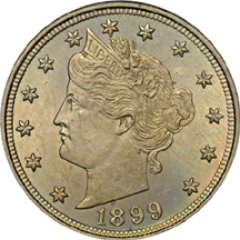 1899 PCGS MS-65.