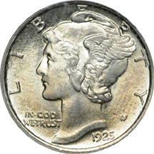 1925 PCGS MS-65FB.