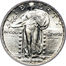 1923 PCGS MS-65.