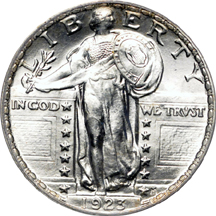 1923 PCGS MS-66.