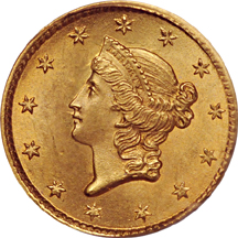 1853 PCGS MS-64.