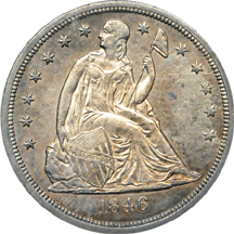 1846-O ANACS MS-61.