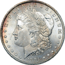 1881-CC ANACS MS-65.