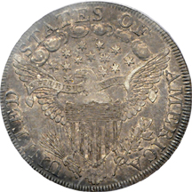 1798 "B-19" Large Eagle. PCGS Genuine.