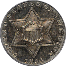 1855 PCGS PF-64.