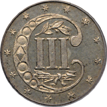 1858 PCGS PF-64.