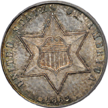 1862 PCGS MS-65.