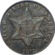 1872 PCGS PF-64.