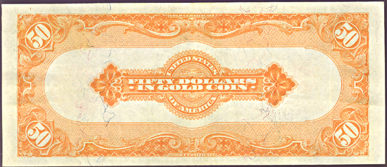 1913 $50.00.  XF.