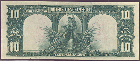 1901 $10.00.  PCGS AU-53.
