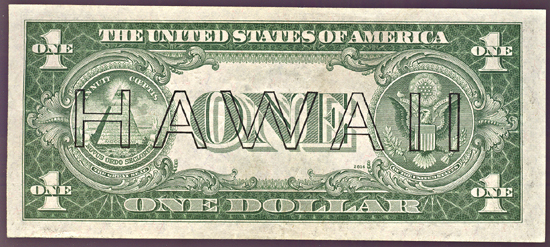 1935-A Hawaii F-C Black $1.00.  CU.