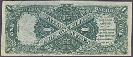 1878 $1.00.  PMG AU-55.