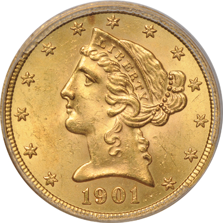 1901-S PCGS MS-64.