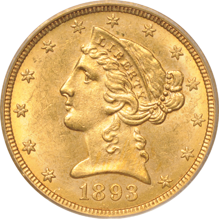 1893-CC PCGS MS-61.