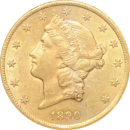 1890-CC NGC AU-50.