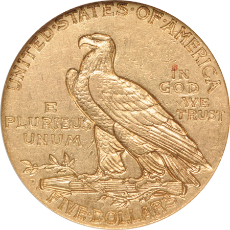 1908-D NGC AU-50 Golden Gate Collection.