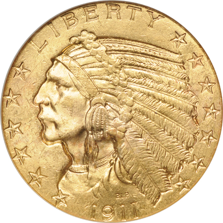 1911-S NGC MS-63 Golden Gate Collection.