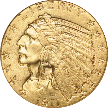 1911-S NGC MS-63 Golden Gate Collection.