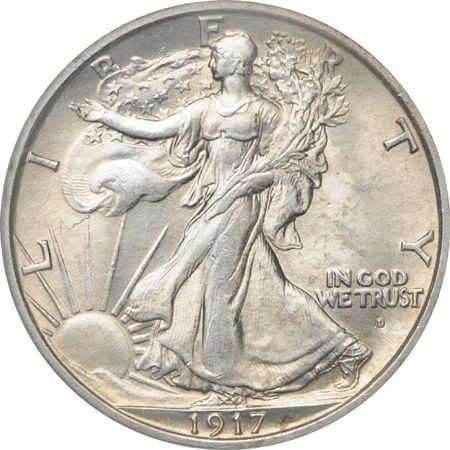 1917-D Obverse. PCGS MS-64.