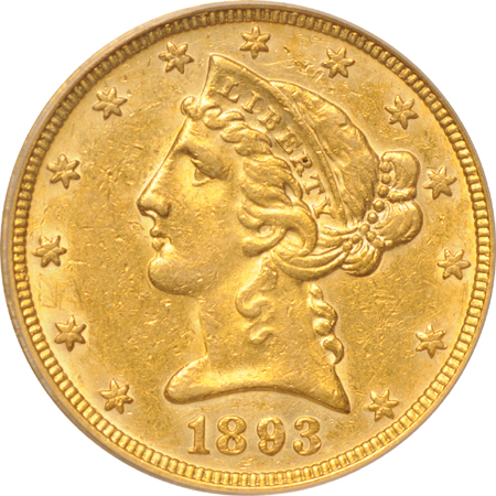 1893-O PCGS AU-55.