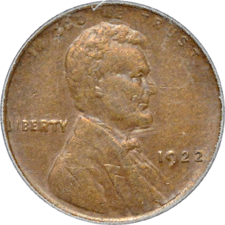 1922 Plain. PCGS AU-55.