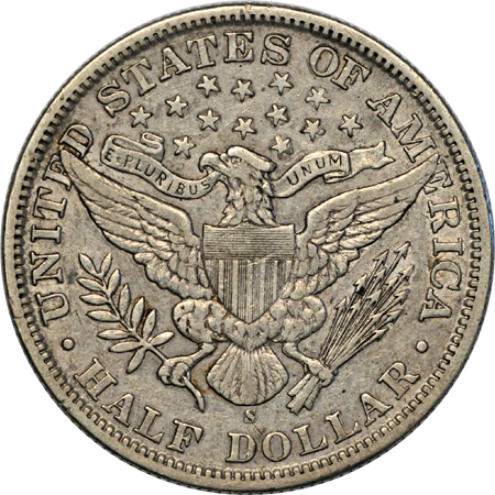 Album (1892 - 1915-S) Liberty Head (Barber) half-dollars.