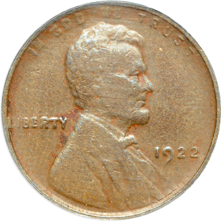 1922 Plain (No D FS-401, Die 2). ANACS VF-30.