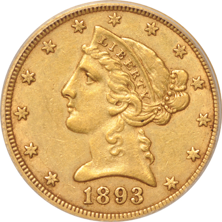 1893-CC PCGS XF-45.