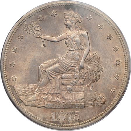 1875-S PCGS MS-62.