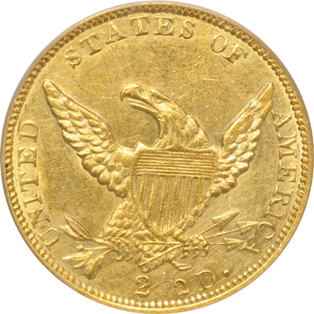 1838 PCGS AU-55.