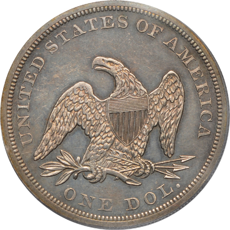 1862 PCGS AU-55.