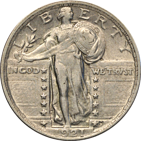 Album (1917 - 1930-S) of Standing Liberty quarters, with both 1928-S mintmark varieties.