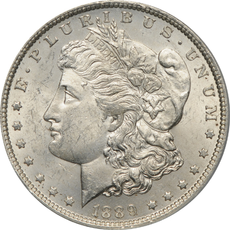 Twenty certified Morgan dollars.