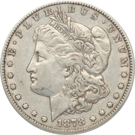 Eight certified Morgan VAM variety dollars.