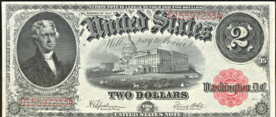1917 $2.00.  CHCU.
