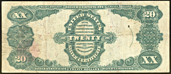 1891 $20.00.  F.