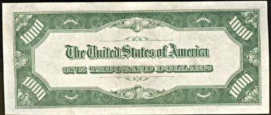 1928 $1,000.00 St. Louis.  AU.
