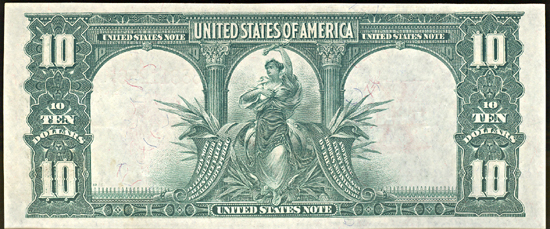 1901 $10.00.  CU.