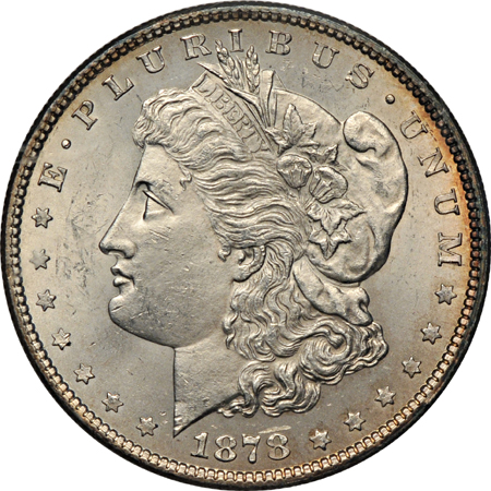 1878 7/8TF Photo-Certified Coin Institute. MS-61.