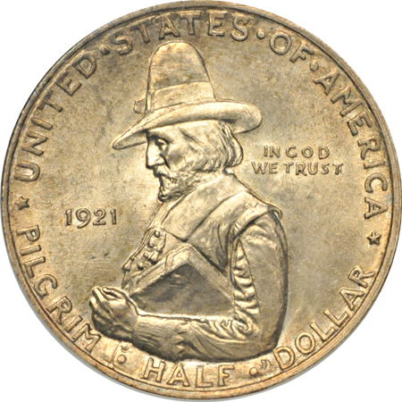 1920 Maine and 1921 Pilgrim. NGC MS-64.