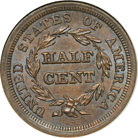 1854 (C-1, R-1) NGC MS-63 BN.