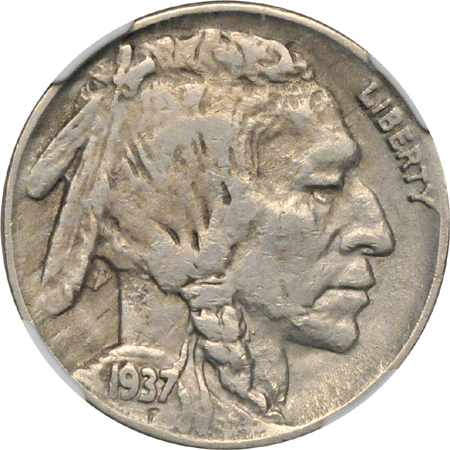 1937-D 3 Legged. NGC XF-40.