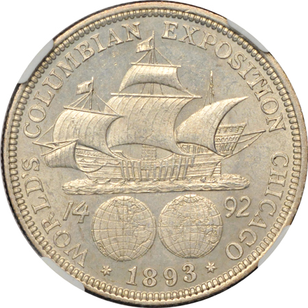 1893 Columbian. NGC MS-65.