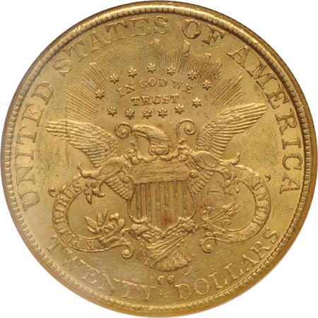 1890-CC NGC AU-58.