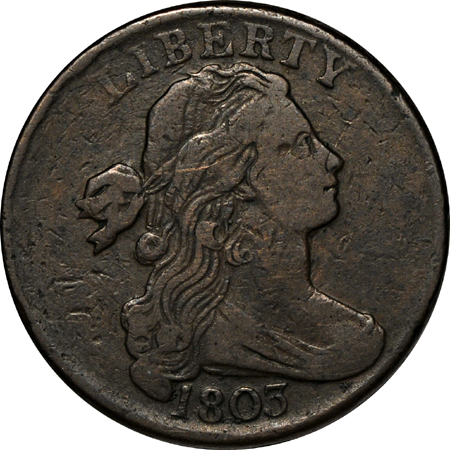 1803 Large Date, Small Fraction (S-260, R-1). VF.