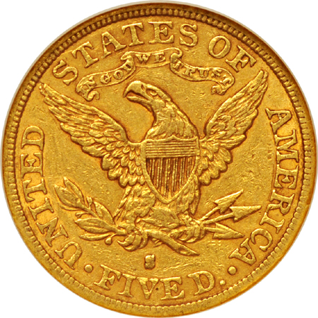 1896-S "GSA United States Gold". NGC AU-53.